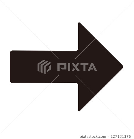 Simple arrow icon illustration 127131376