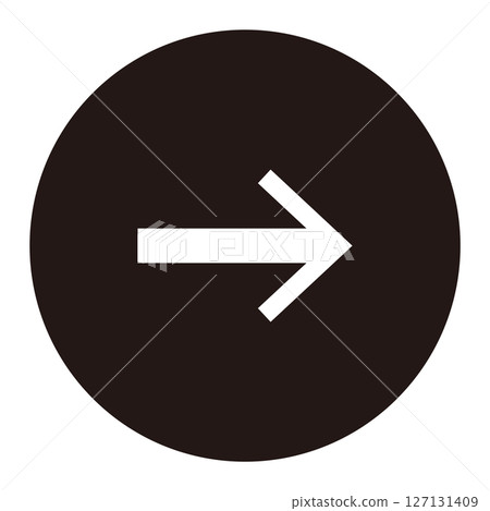 Simple arrow icon illustration Simple arrow icon illustration 127131409
