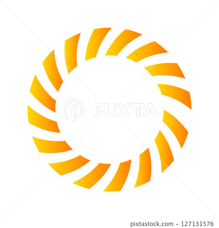 Colorful circle loader icon. Symbol of reload, refresh, loading, recycle and repeat. Interconnecting round arrow vector icon Colorful circle loader icon. Symbol of reload, refresh, loading, recycle and repeat. Interconnecting round arrow vector icon 127131576