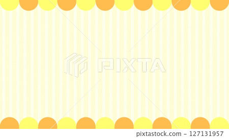 Yellow and orange striped pop frame 127131957
