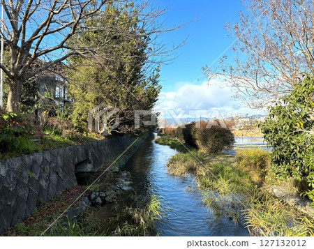 A small stream near the Kamo River in Kyoto 127132012