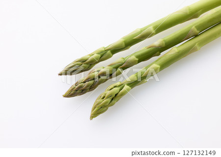green asparagus on white background 127132149