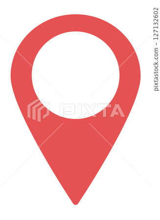 Illustration material: Map pin vector pin point. pin location icons. Illustration material: Map pin vector pin point. pin location icons. 127132602