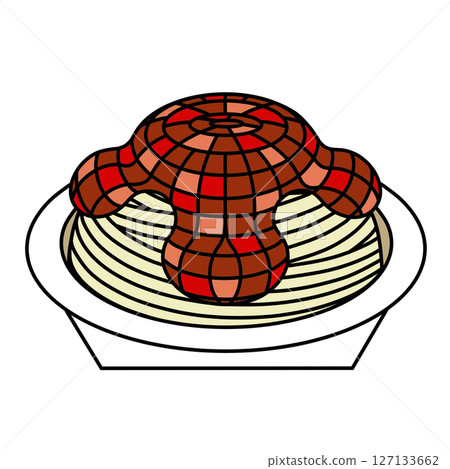 麵食插圖 麵食插圖 127133662