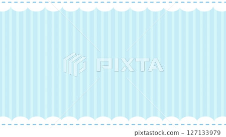 藍絲帶和蕾絲和條紋背景 127133979