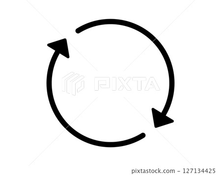 箭頭圖示單調 127134425