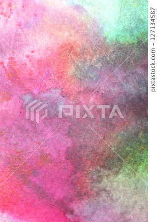 Abstrac Watercolour Vibrant Rainbow Paint Blending Together in a Cloud Shape Background Abstrac Watercolour Vibrant Rainbow Paint Blending Together in a Cloud Shape Background 127134587
