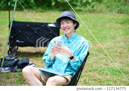 露營 戶外烤肉BBQ 家庭 親子 127134775