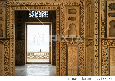 Scenery through the window Scenery through the window 127135268