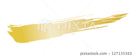 畫筆線條金色描邊向量 畫筆線條金色描邊向量 127135383