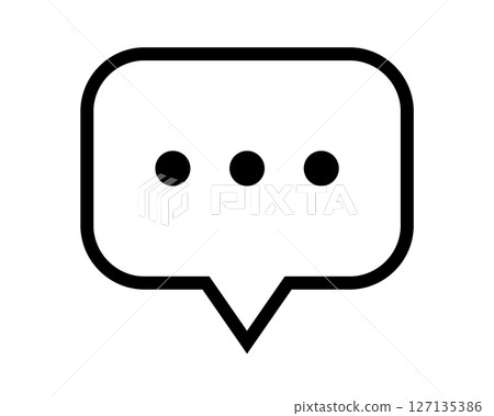 語音泡棉說話圖示向量 127135386