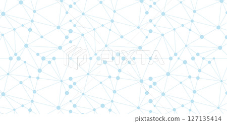 網路多邊形網格背景淺藍色白色向量 127135414