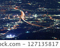 從大山眺望東名高速公路的夜景 127135817