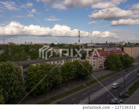 The Factory chimneys. 127136313