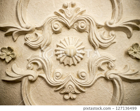 Gypsum tracery background ant texture. 127136499