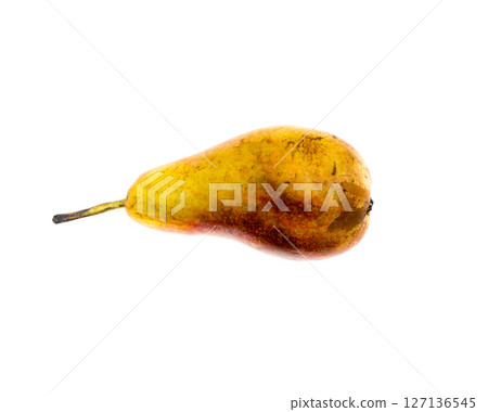 The vegetable nature Pear on a white background. 127136545