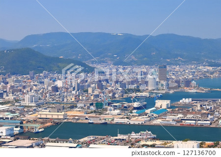 [Kagawa Prefecture] View of Takamatsu City from Yashimaru Observation Deck (Top 100 Tourist Spots in Japan) 127136700