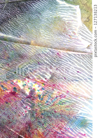 Thick Textured Abstract Acrylic Paint Lines, Swirls and Brush Strokes and Vibrant Splatters Liquid Background Thick Textured Abstract Acrylic Paint Lines, Swirls and Brush Strokes and Vibrant Splatters Liquid Background 127138213