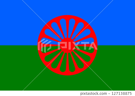 Romani flag Romani flag 127138875