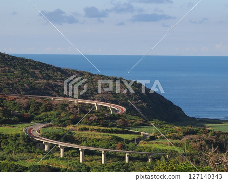 Reverse S-curve bridge 127140343