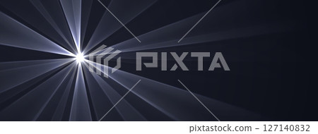 White lasers background., glowing rays or neon beams, bright futuristic backdrop.. 127140832