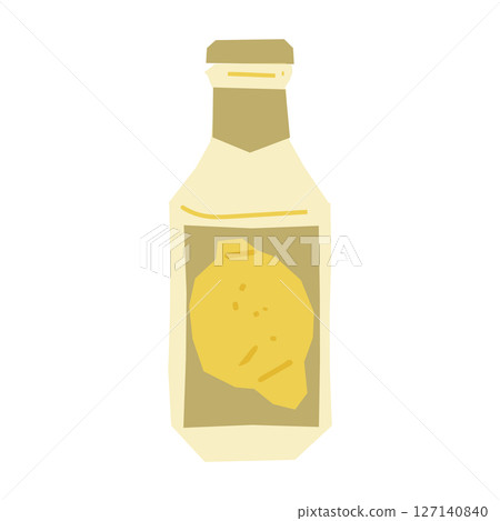 Lemon Juice Bottle Illustration Lemon Juice Bottle Illustration 127140840