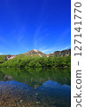 Mt. Yake reflected in the pond 127141770