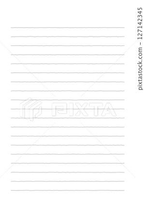 帶有灰色手寫線條的簡單橫向書寫便條紙 127142345