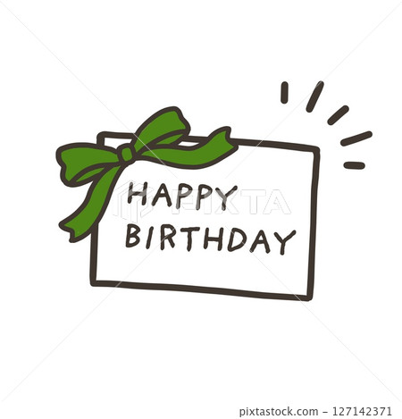 Birthday card illustration Birthday card illustration 127142371
