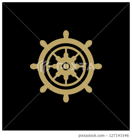 The cruise logo,ship steering logo, boat, yacht, rope, maritime, anchor. Logo for business, sailor, sailing, tourism The cruise logo,ship steering logo, boat, yacht, rope, maritime, anchor. Logo for business, sailor, sailing, tourism 127143346