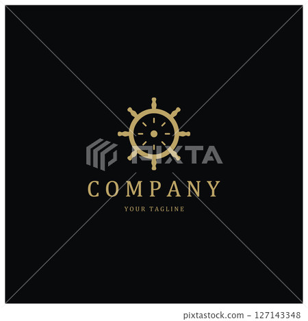 The cruise logo,ship steering logo, boat, yacht, rope, maritime, anchor. Logo for business, sailor, sailing, tourism The cruise logo,ship steering logo, boat, yacht, rope, maritime, anchor. Logo for business, sailor, sailing, tourism 127143348