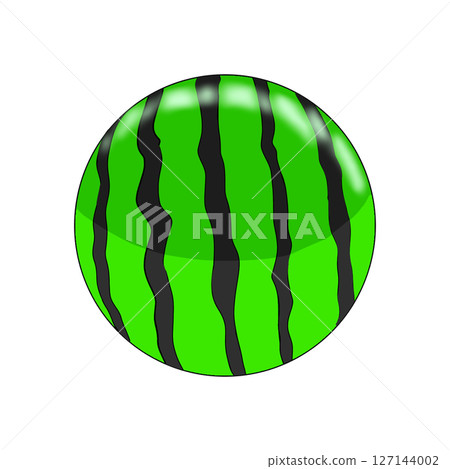 Simple watermelon fruit Simple watermelon fruit 127144002