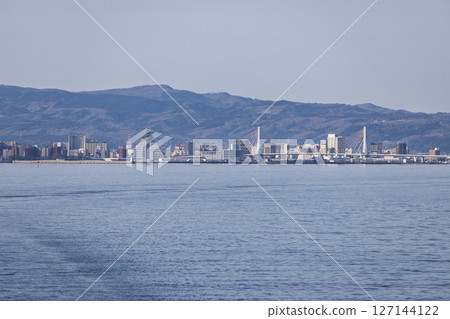 Aomori city center seen from the sea 12 Aomori city center seen from the sea 12 127144122
