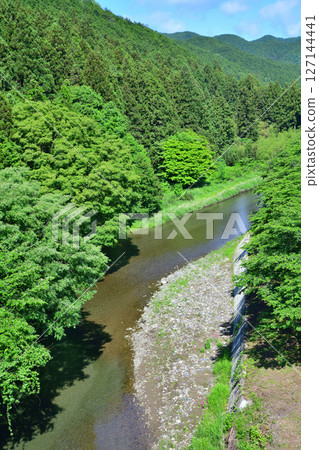 View of the Omoi River from Shin-Okoshiji Bridge, Kanuma City 127144441