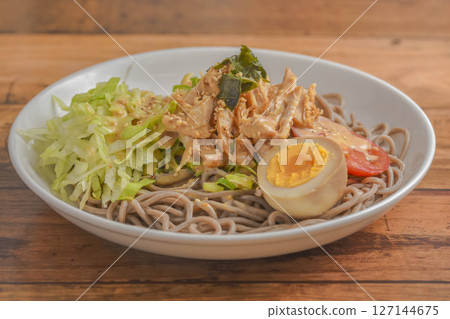 味噌雞肉冷蕎麥麵 味噌雞肉冷蕎麥麵 127144675
