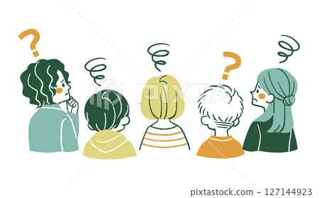 需要幫助的人－4 種顏色 127144923