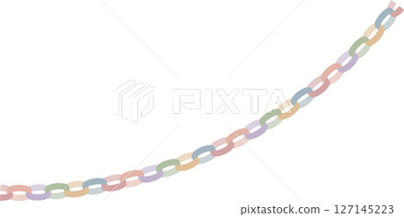 Vector illustration of a linked garland (decorative, colorful, curved) | Linked garland, Garland, Decoration, Colorful Vector illustration of a linked garland (decorative, colorful, curved) | Linked garland, Garland, Decoration, Colorful 127145223