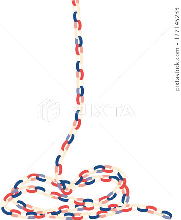 連結花環的向量插圖(裝飾性,色彩鮮豔,彎曲)| 連結花環,花環,裝飾,色彩繽紛 連結花環的向量插圖(裝飾性,色彩鮮豔,彎曲)| 連結花環,花環,裝飾,色彩繽紛 127145233