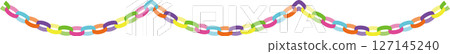 Vector illustration of a linked garland (decorative, colorful, curved) | Linked garland, Garland, Decoration, Colorful Vector illustration of a linked garland (decorative, colorful, curved) | Linked garland, Garland, Decoration, Colorful 127145240