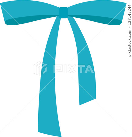 Ribbon vector illustration (for decoration, knots, gifts) | Turquoise, ribbon, decoration, white background, Ribbon vector illustration (for decoration, knots, gifts) | Turquoise, ribbon, decoration, white background, 127145244