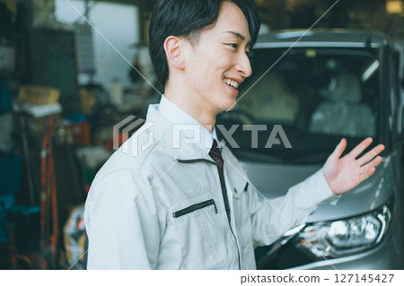 Sales position at an auto repair shop Sales position at an auto repair shop 127145427