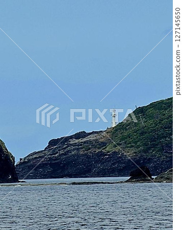 從海上看到的燈塔 從海上看到的燈塔 127145650