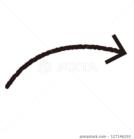 Simple hand-drawn arrow illustration Simple hand-drawn arrow illustration 127146293