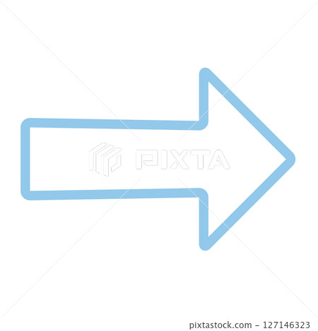 Simple hand-drawn arrow illustration Simple hand-drawn arrow illustration 127146323