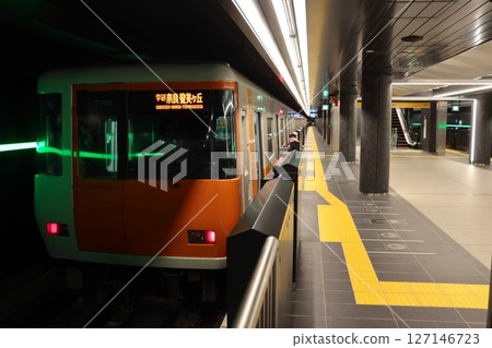 Yumeshima Station bound for Gakuken Nara Tomigaoka Station (Osaka Metro Chuo Line) 127146723