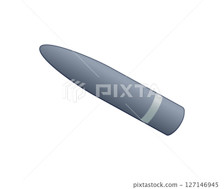 Illustration of an unexploded bomb Illustration of an unexploded bomb 127146945