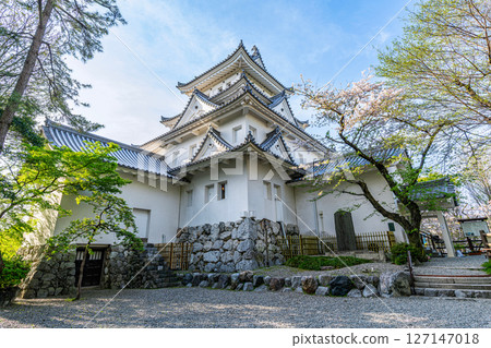 Ogaki Castle Keep in Spring, Ogaki City, Gifu Prefecture Ogaki Castle Keep in Spring, Ogaki City, Gifu Prefecture 127147018