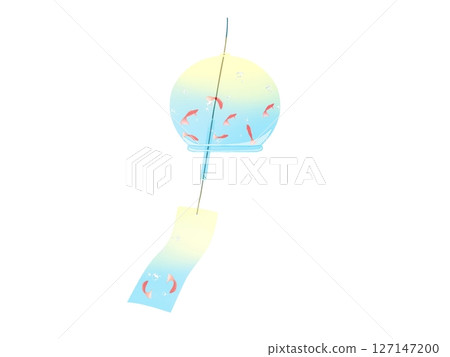 Wind chimes swaying in the wind (light blue) Wind chimes swaying in the wind (light blue) 127147200
