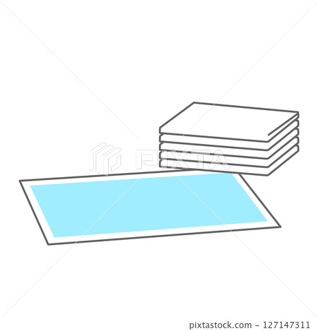 寵物床單的插圖 寵物床單的插圖 127147311