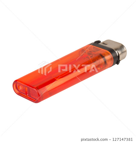 orange color lighter on white tool 127147381